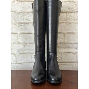 Women's‎ Black Boots by Tahari Bentley Knee High Boots Size 6M